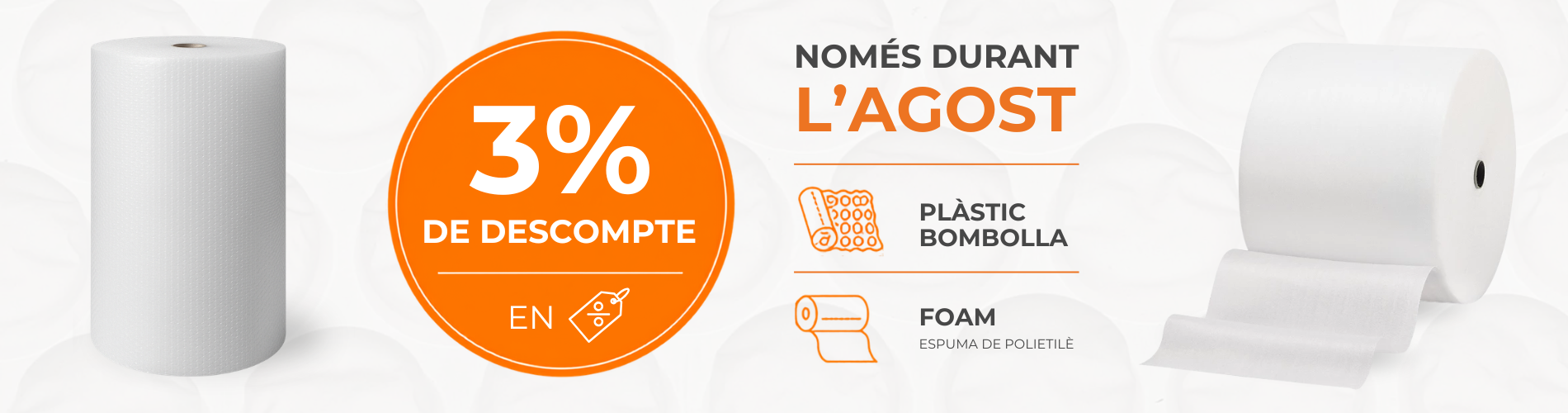 Oferta agost bombolla+foam CAT